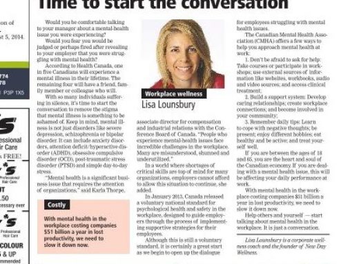 Time to start the conversation