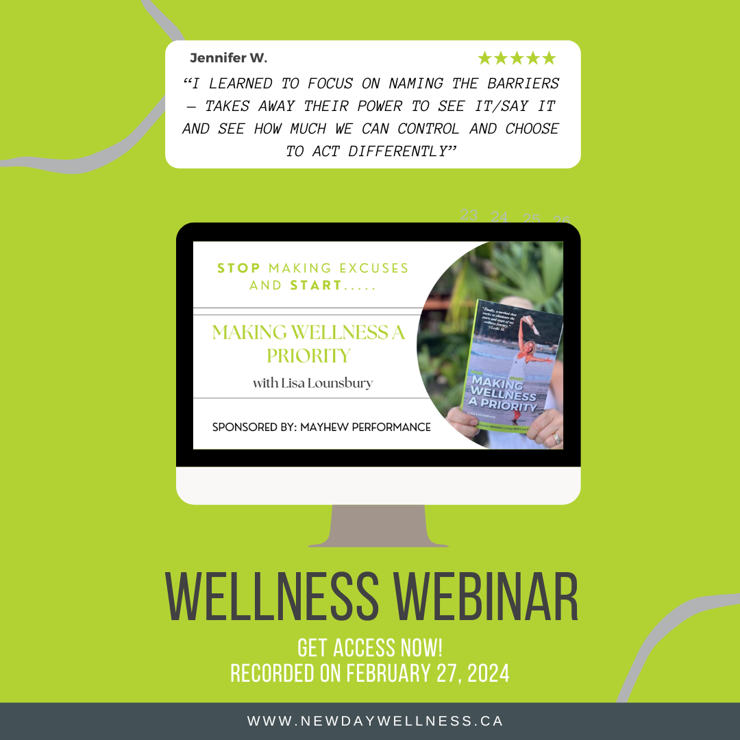 Recorded inar Making Wellness a Priority — New Day Wellness